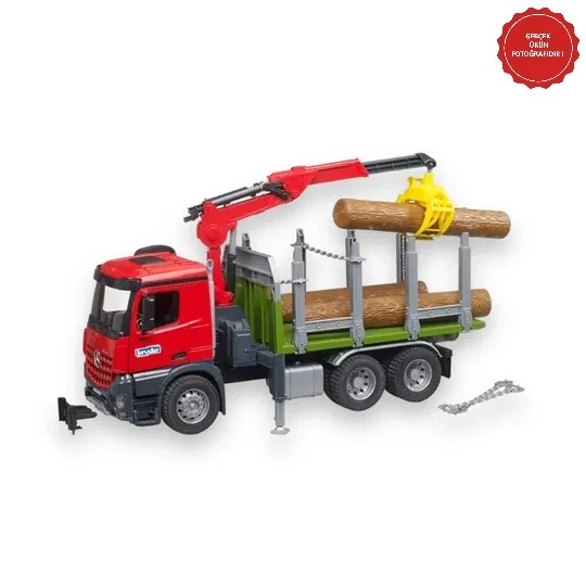 Bruder Mercedes Benz Arocs Kütük Taşıyıcı Kamyon Oyuncak ürün görseli 1
