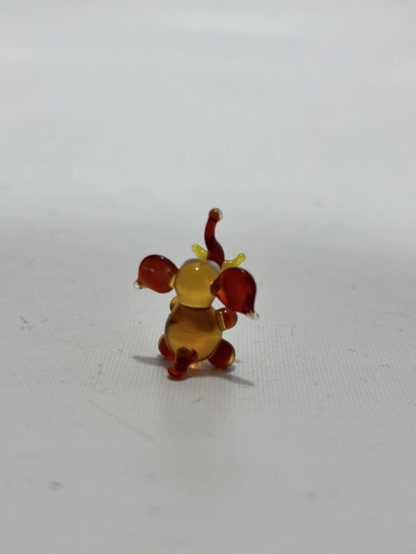 El Yapımı Mini Murano Cam Fil Biblo A153-07 - Resim 3