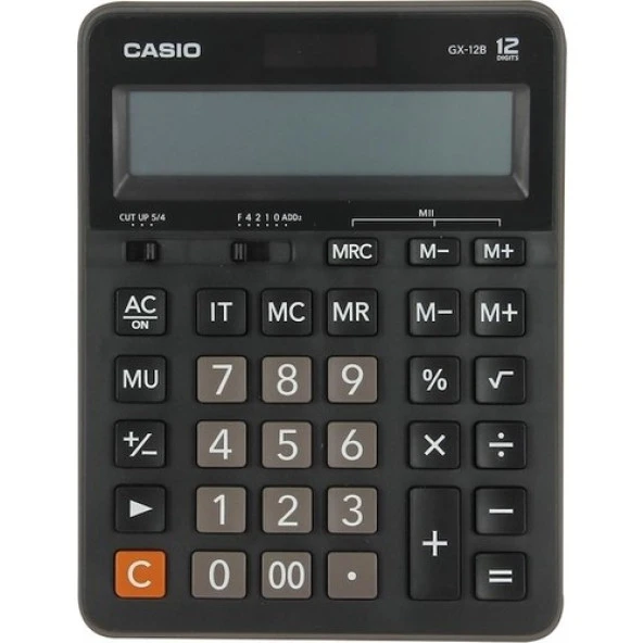 Casio Gx-12b Büyük Boy Masaüstü Ekonomik Hesap Makinesi ürün görseli 1