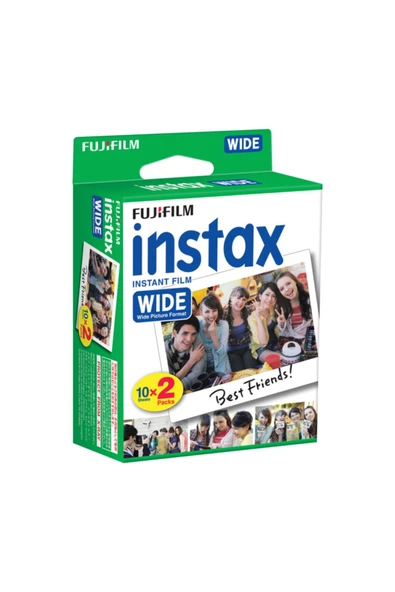Fuji Instax Wide 210 Ve Wide 300 Için 20 Pozluk Film ürün görseli 1
