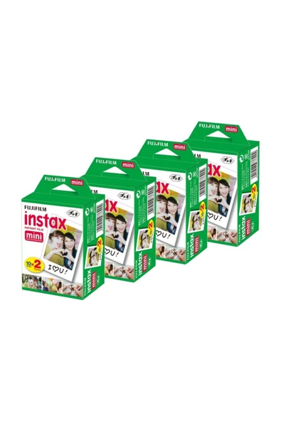 Instax Mini Için 20'li Film 4'lü Paket 80 Poz ürün görseli 1