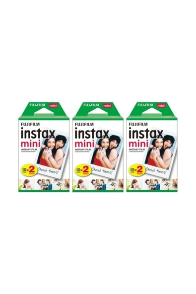 Instax Mini 20'li Film 3'li Paket 60 Poz ürün görseli 1