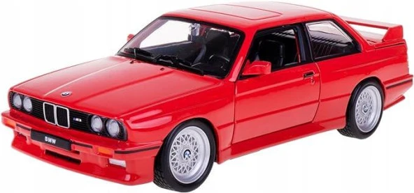 Bburago 1988 BMW 3 Series M3 1/24 Kırmızı Model Araba ürün görseli 1