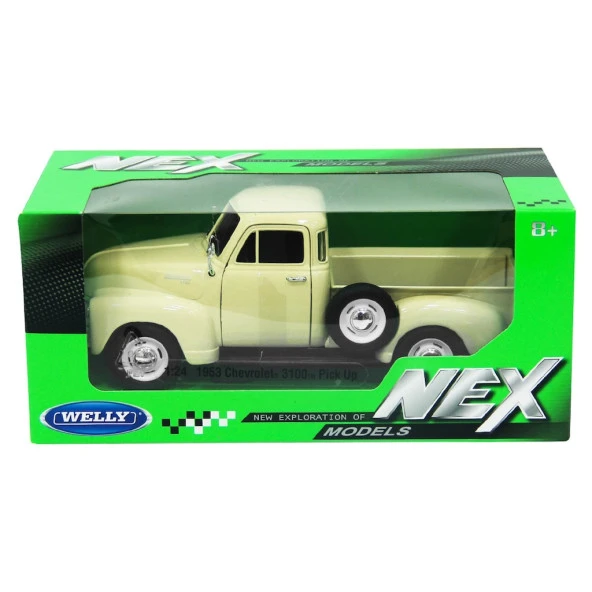 Welly 1:24 1953 Chevrolet 3100 Pick Up Krem ürün görseli 1