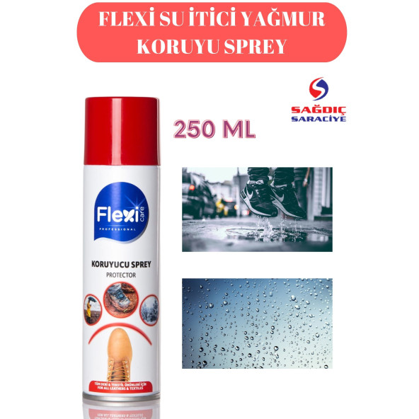 FLEXİCARE Ayakkabı Su Itici Su Geçirmez Yağmur Kaydırmaz Sprey flexicareprotector01 ürün görseli 1