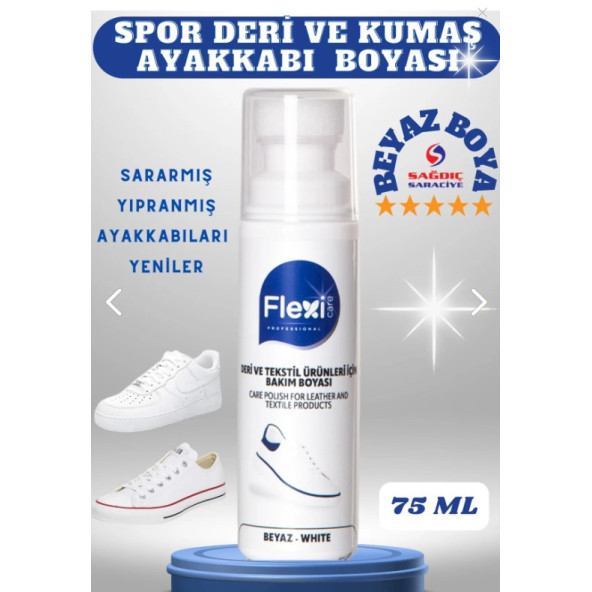 FLEXİCARE Flexi Care Beyaz Spor Ayakkabı Boyası SGDC011 ürün görseli 1