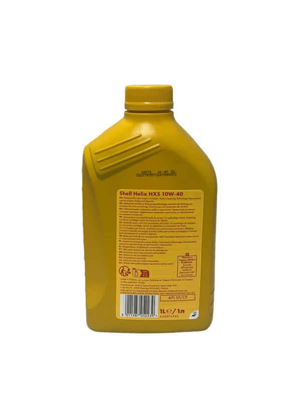 Shell Helix HX5 10W-40 Motor Yağı 1 Litre - Resim 4