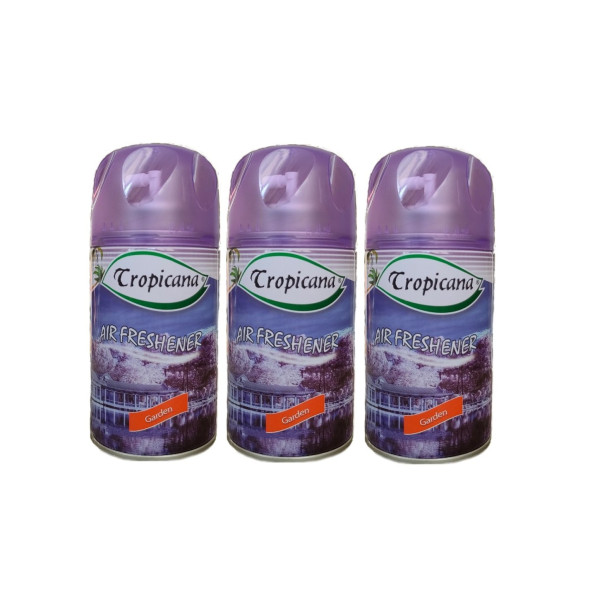 Tropicana Air Freshener Oda Kokusu Garden Bahçe Bahar Kokuları Parfüm Spreyi 260 Ml X 3 Adet ürün görseli 1