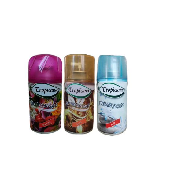 Tropicana Air Freshener Oda Kokusu Bahar Meyve Buketi Musk Misk Soft Oda Spreyi 260 Ml X 3 Adet ürün görseli 1