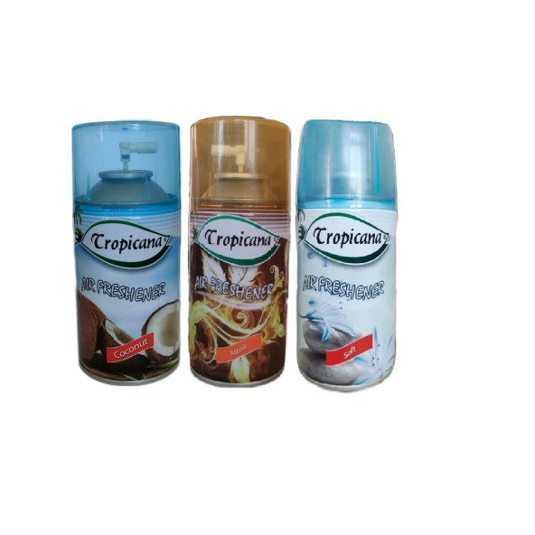 Tropicana Air Freshener Oda Kokusu Coconut Hindistan Ceviz Musk Misk Soft Oda Sprey 260 Ml X 3 Adet ürün görseli 1