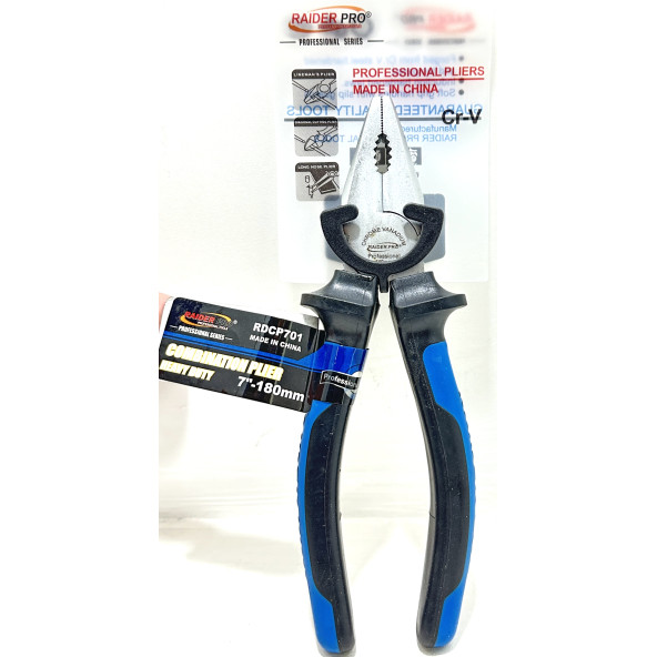 Raider Pro Pense 180 MM 7" inç Krom Vanadyum Profesyonel ürün görseli 1