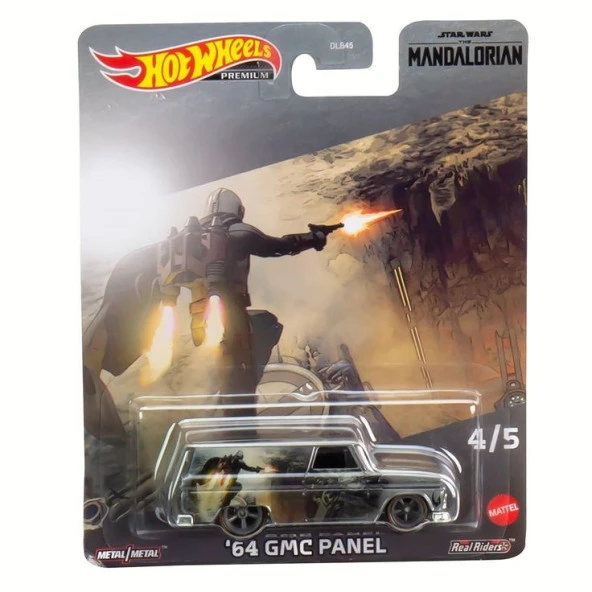 Hot Wheels Pop Culture Character Cars - ‘64 GMC Panel (Mandalorian) ürün görseli 1