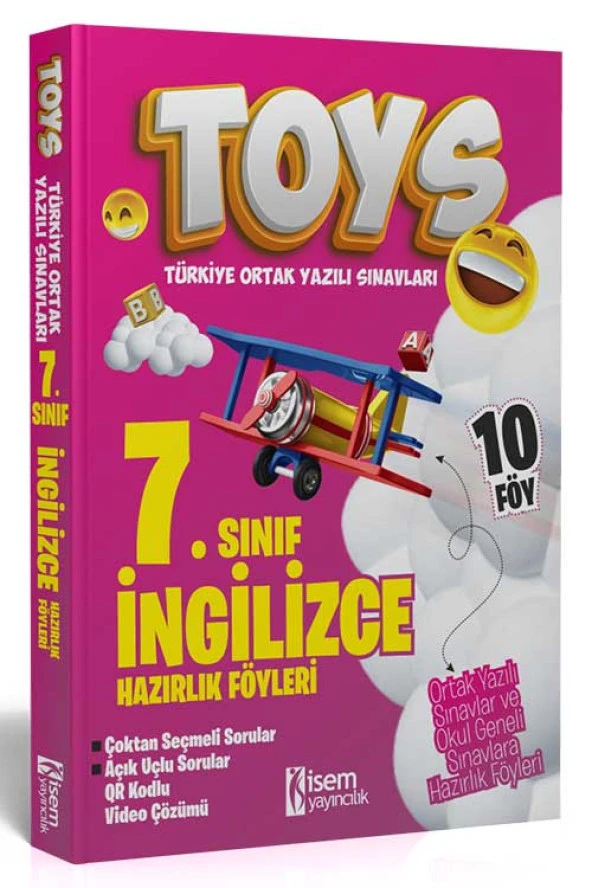İsem 7. Sınıf İngilizce TOYS Hazırlık Föyleri ürün görseli 1
