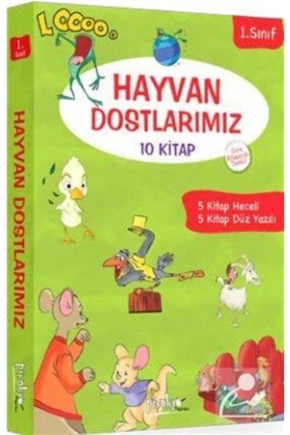 Pinokyo 1. Sınıf Hayvan Dostlarımız Serisi 10 Kitap ürün görseli 1