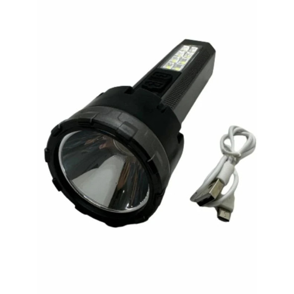 HS-8027 1+8 Smd Ledli Uzun Menzilli Ultra Güçlü Ledli Şarjlı Fener ürün görseli 1