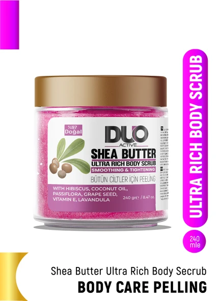 Shea Butter Ultra Rich Body Scrub Vücut Peeling ürün görseli 1