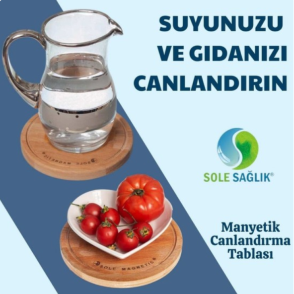 Manyetik Su Canlandırma Tablası (20 CM) ürün görseli 1
