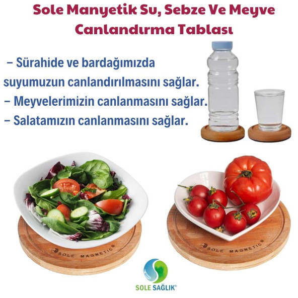 Manyetik Su Canlandırma Tablası (20 CM) - Resim 4