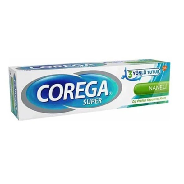 Corega Super Diş Protezi Yapıştırıcı Krem 40gr Naneli ürün görseli 1