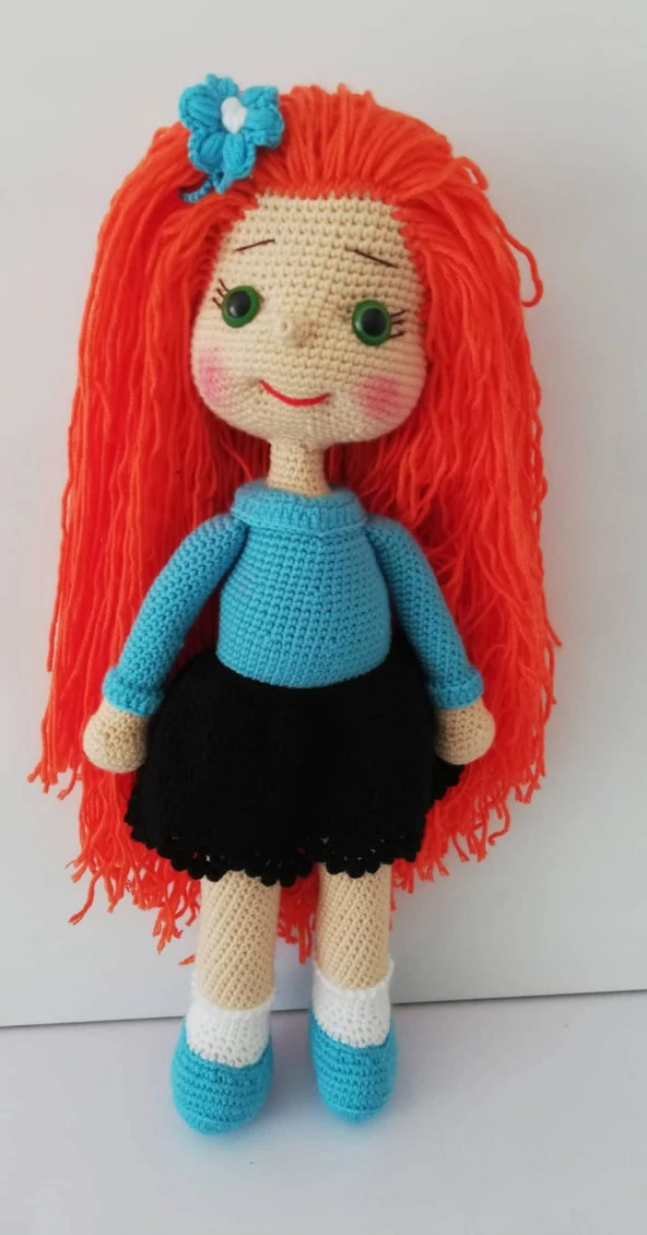 Havuç Bebek Amigurumi Organik Oyuncak ürün görseli 1