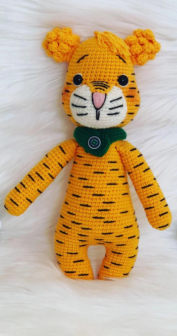Kaplan Leos Amigurumi Organik Oyuncak ürün görseli 1