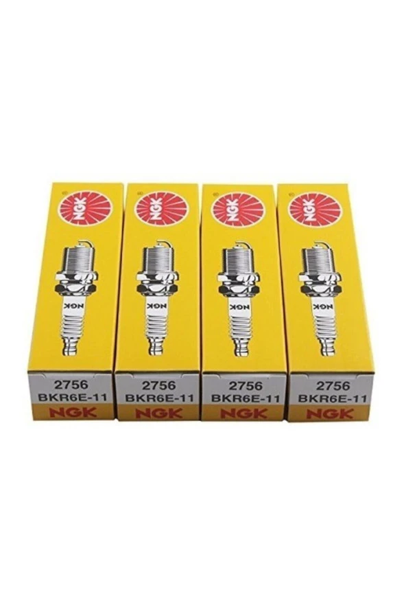 NGK  4'lü Ateşleme Buji Takımı Bkr6e-11 ürün görseli 1