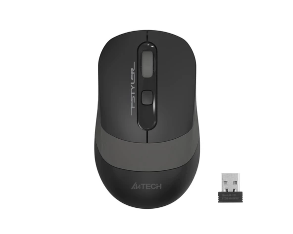 A4-Tech Kablosuz Mouse Nano Siyah-Gri (FG10-G) ürün görseli 1