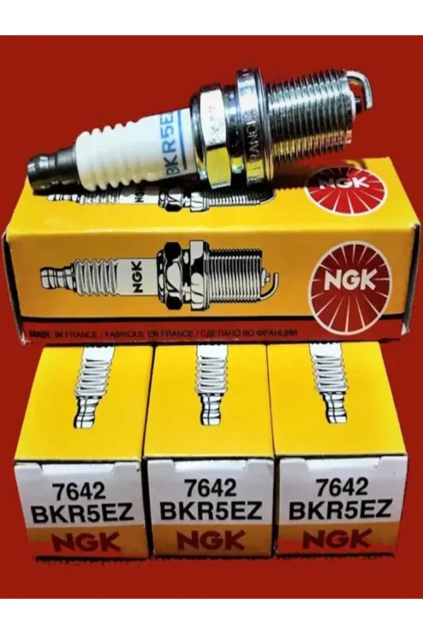 NGK  7642 BUJİ TAKIM/MEGANE 1 /MEGANE Scenic /KANGOO/THALIA I/PEUGEOT 306/307/406/207/ZX ürün görseli 1