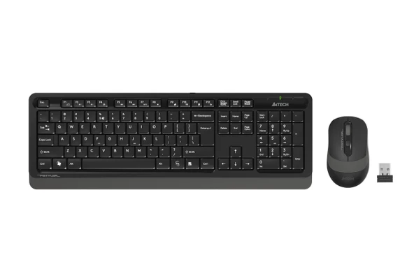 A4 TECH FG1010 Q 2.4 GHZ USB GRİ KLAVYE+MOUSE KABLOSUZ SET ürün görseli 1