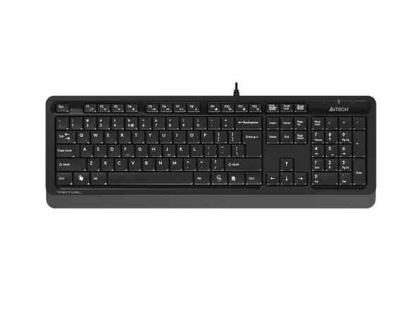 A4 TECH FK10 FN-MULTİMEDYA Q KLAVYE USB GRİ - Resim 3