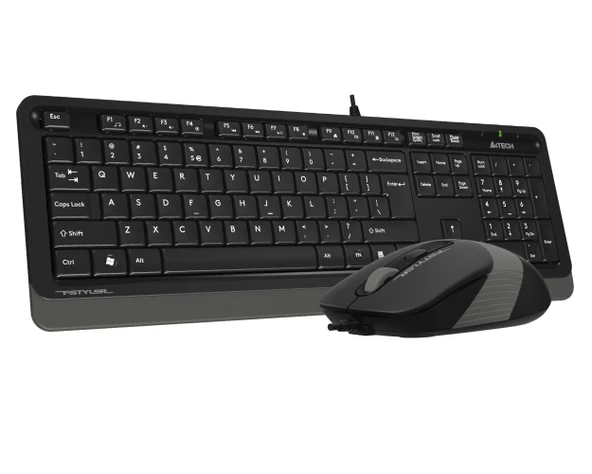 A4 TECH F1010 Q USB GRİ TR MM KLAVYE+OPTİK MOUSE - Resim 3