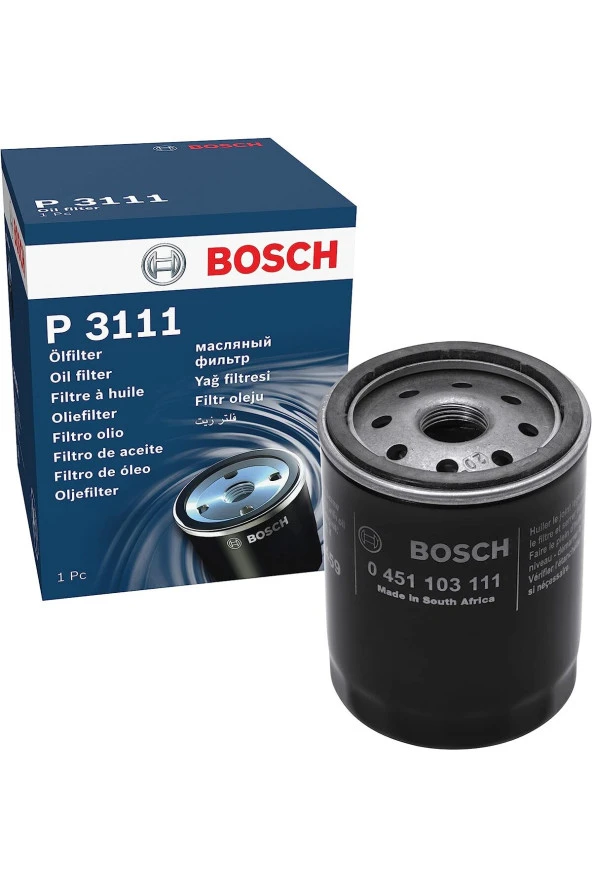 Bosch  Yağ Filtresi 0451103111 CITROEN C35 Pick up, CITROEN CX I, CITROEN JUMPY, ürün görseli 1