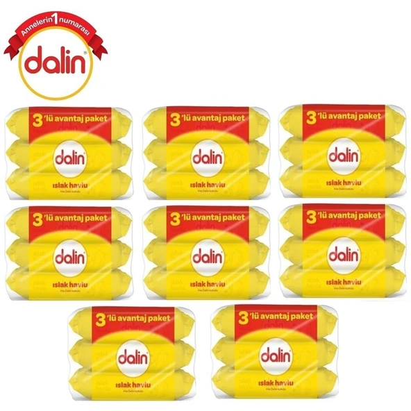 Dalin Islak Havlu Mendil Klasik 56 Yaprak 24 Lü Set (1344 Yaprak) ürün görseli 1