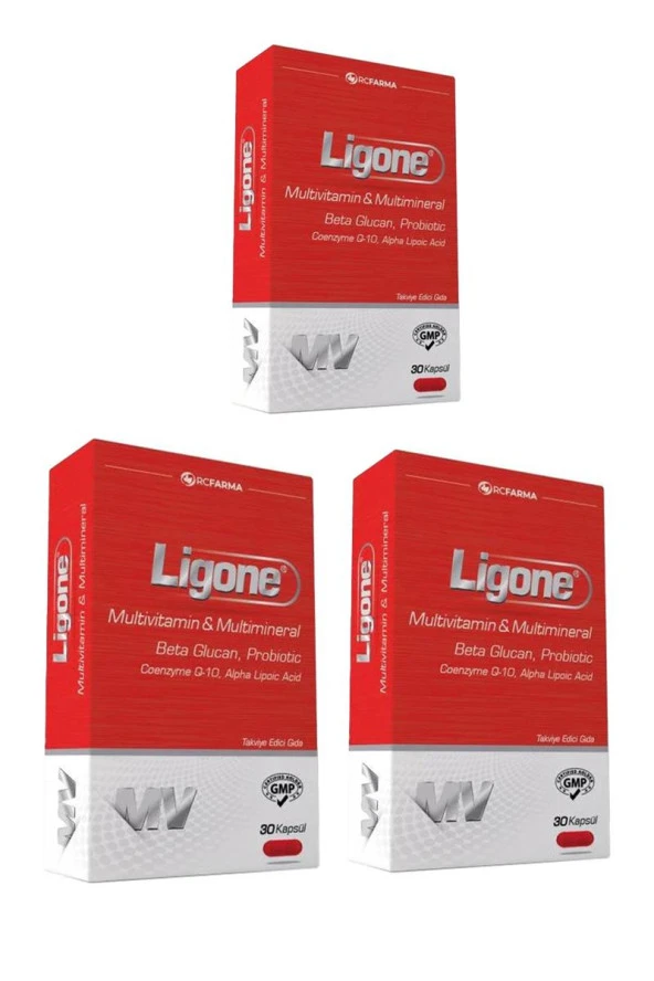 Ligone Multivitamin 30 Kapsül x 3 Adet ürün görseli 1