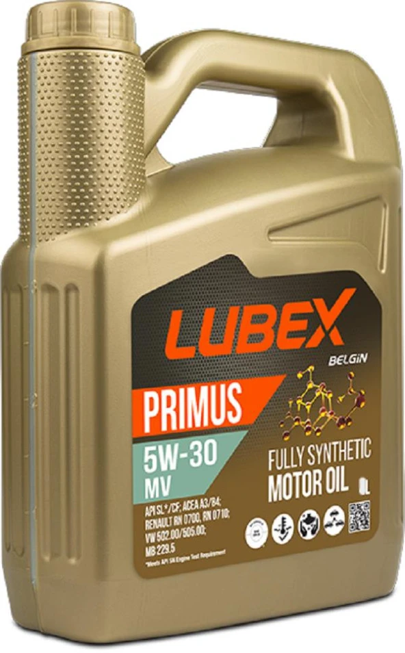 LUBEX PRIMUS MV 5W-30 5 LT ürün görseli 1