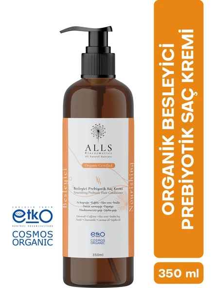 Alls Biocosmetics Organik Besleyici Prebiyotik Saç Kremi 350 ml ürün görseli 1