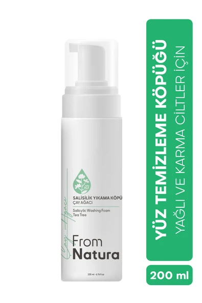 From Natura Çay Ağacı ve Salisilik Asit Yıkama Köpüğü 200 ml ürün görseli 1