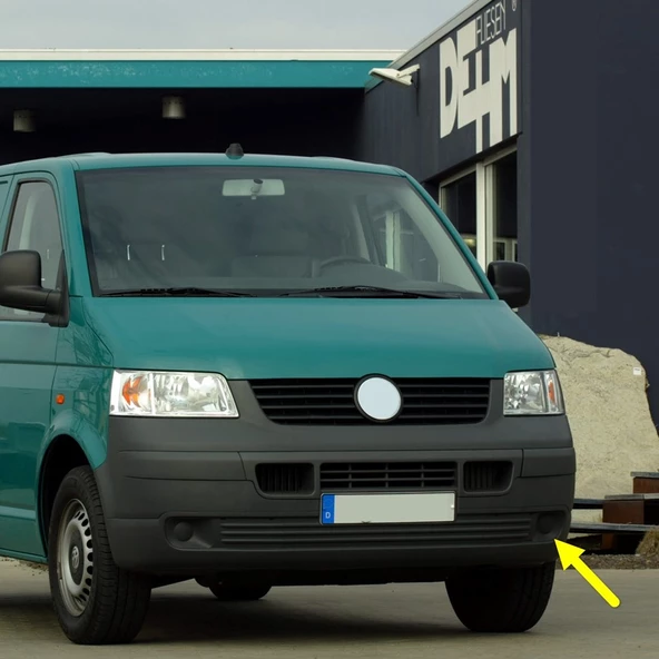 VW Transporter T5 2004-2010 Ön Tampon Sol Sis Kapağı Sissiz 7H0807489C ürün görseli 1