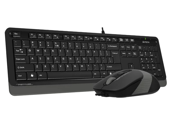 A4-Tech Kablolu Set Gri (F1010-G) - Resim 3