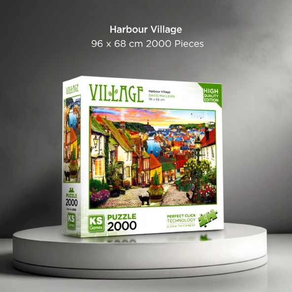KS Games 2000 Parça Liman Köyü Puzzle - Resim 2