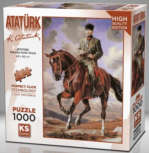 KS Games 1000 Parça Gazi Mustafa Kemal Sakarya Adı Atıyla ürün görseli 1