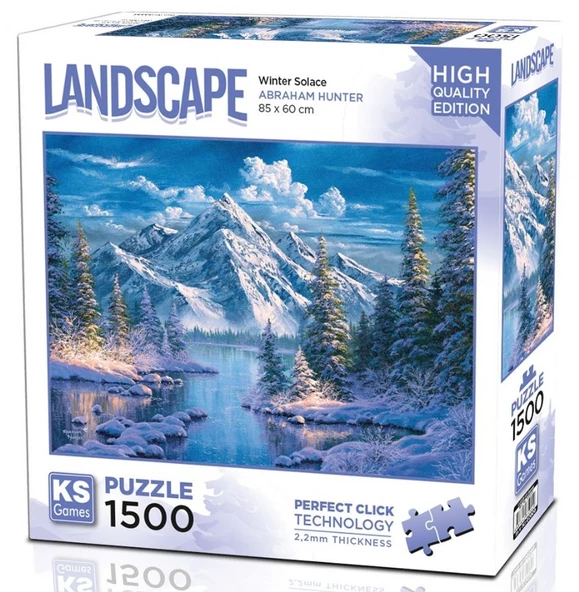 KS Games 1500 Parça Dağ ve Donmuş Göl Puzzle ürün görseli 1