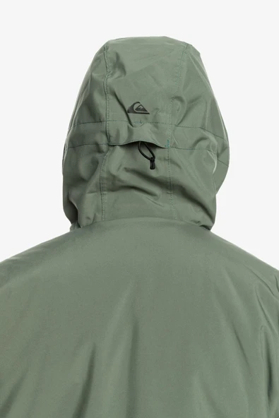 Quiksilver Mission Solıd Jk Erkek Yeşil Snowboard Montu - Resim 8
