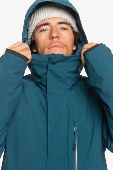 Quiksılver Mıssıon Solıd Erkek Snowboard Kayak Montu - Resim 4