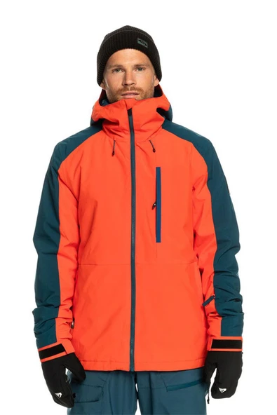 Quiksilver Mission Block Erkek Turuncu Snowboard Montu ürün görseli 1