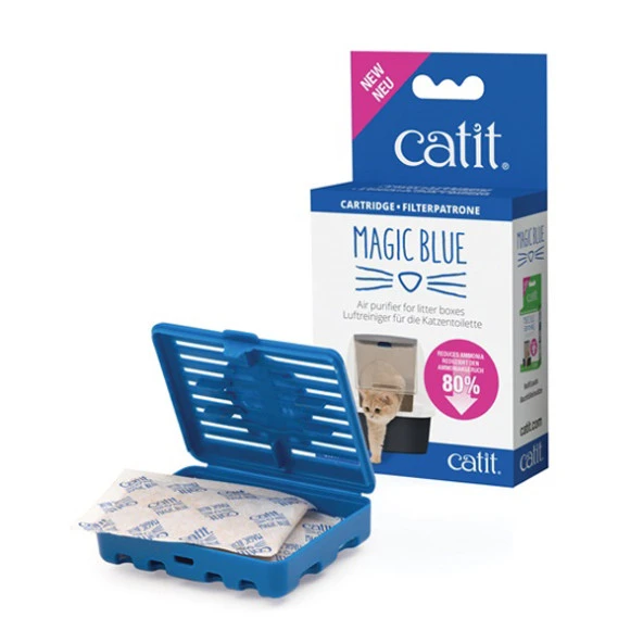 Catit Magic Blue Tuvalet Kabı Koku Giderici ürün görseli 1