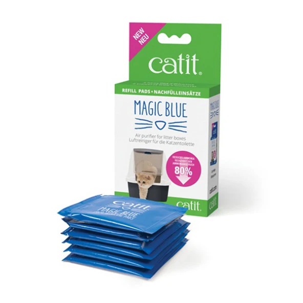 Catit Magic Blue Tuvalet Kabı Koku Giderici Yedek Kartuş ürün görseli 1