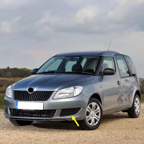 Skoda Roomster 2011-2014 Ön Tampon Sol Sis kapağı Sissiz 5J0807367A ürün görseli 1