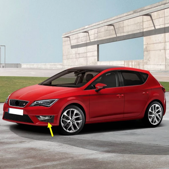 Seat Leon 3 2013-2016 FR Ön Tampon Sol Sis Farı Çerçevesi 5F0853665B ürün görseli 1