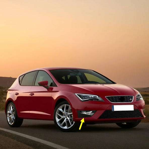 Seat Leon 3 2013-2016 FR Ön Tampon Sağ Sis Farı Çerçevesi 5F0853666B ürün görseli 1